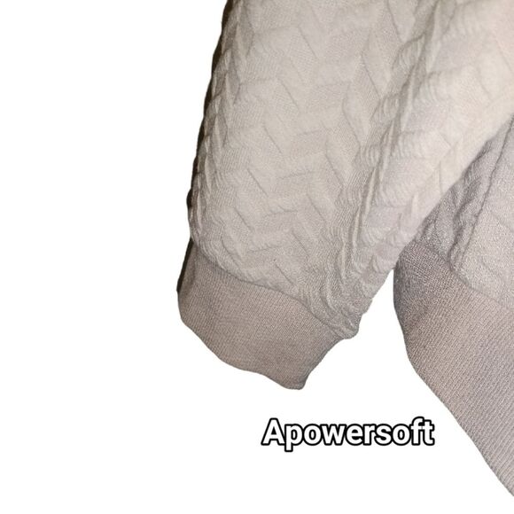 Textured Crew Neck Sweatshirt (0519) - Picture 5 of 7